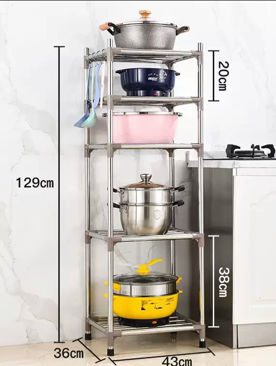 фото Стеллаж этажерка для кухни