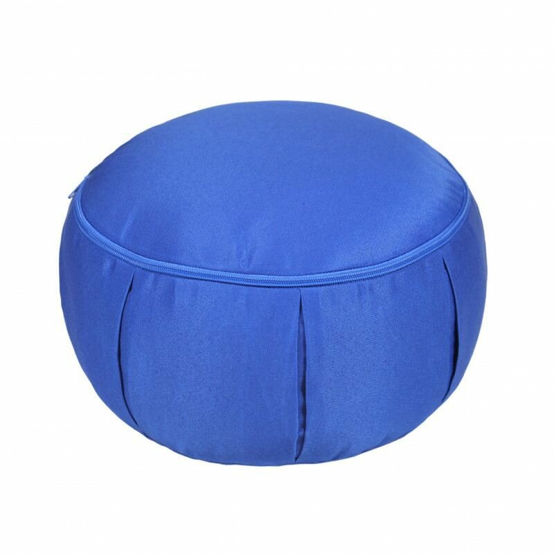 Подушка для медитации Yogastuff Самадхи синяя 30*15 см