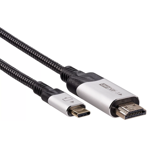 Кабель USB Type-C - HDMI, 1.8м, VCOM (CU423VA-1.8) j5create jcc153g usb type c m hdmi m 1 5 м белый серый