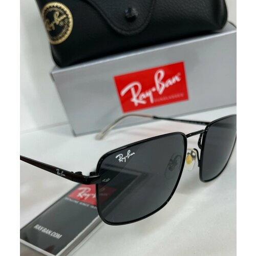 солнцезащитные очки ray ban ray ban rb 4202 606971 rb 4202 606971 черный Солнцезащитные очки Ray-Ban RB 3669 914/80 55 20, черный