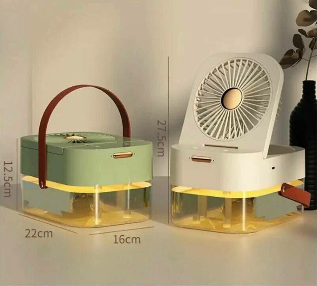Увлажнитель воздуха 3в1/ Аромадиффузор/ Ночник/ Вентилятор с увлажнением