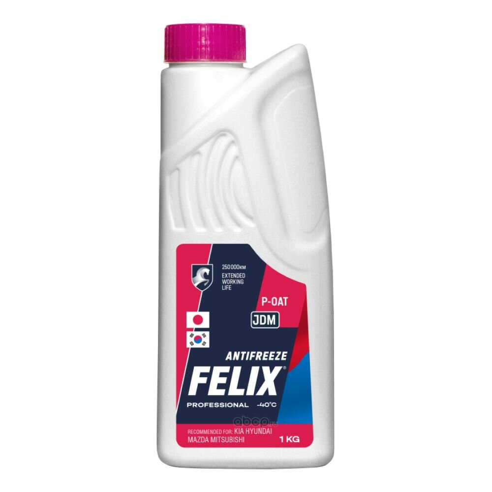 фото Антифриз FELIX JDM G12++ -40C (1 кг.) розовый