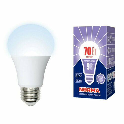 Лампа 9Вт E27 6500К шар Norma 443₽