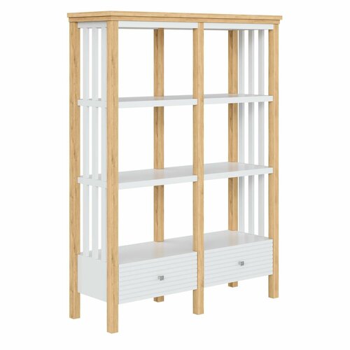 Стеллаж Кабинет Вояж 02-160 РЯ белый лакантик 24 17671₽