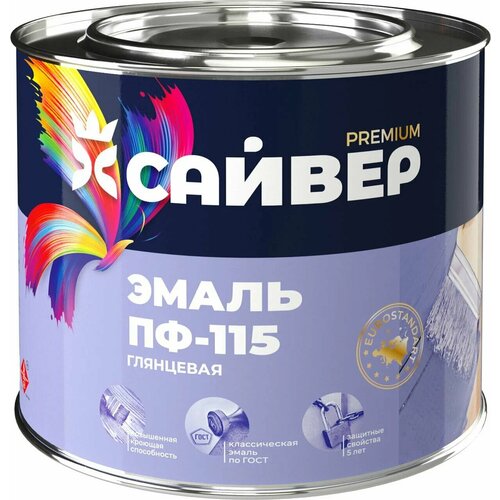 Эмаль сайвер PREMIUM ПФ115 персик 1,8 кг