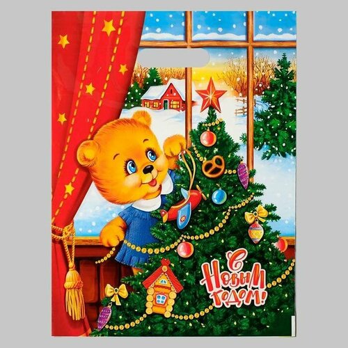 Пакет Хохотушка полиэтиленовый с вырубной ручкой 31х40 см 60 мкм 50 шт 2279₽