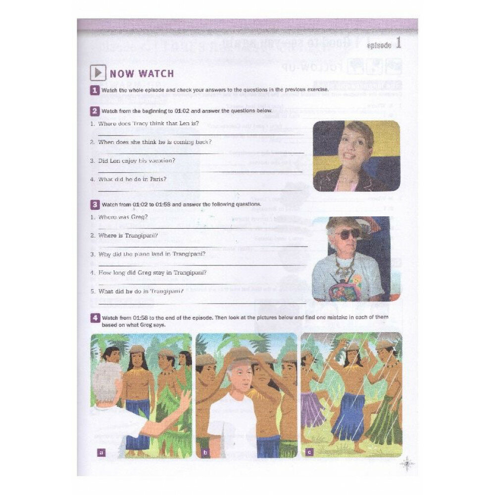 Книга Network (a video-based course) Pre-Intermediate Activity Book - фото №6