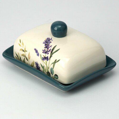 Масленка для сливочного масла керамическая, контейнер для масла доломит