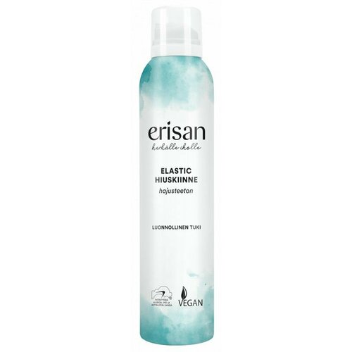 Erisan эластичный лак для волос без отдушек, красителей и силикона, 250 мл (из Финляндии)