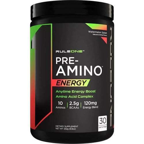 R1 Pre Amino 252 g Watermelon Splash r1 pre amino energy rule 1 252 258 гр арбуз