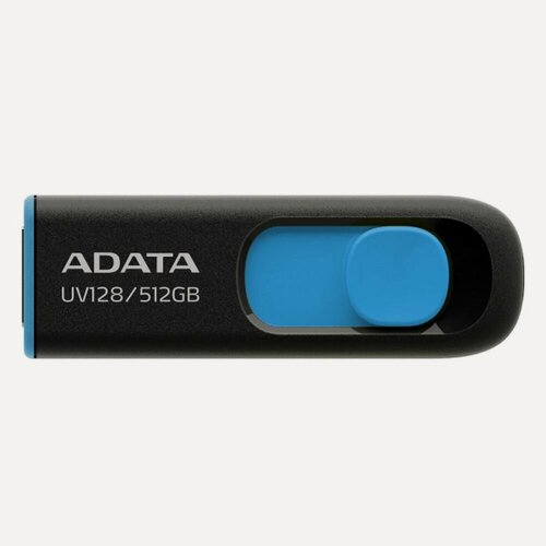 Изображение товара USB накопитель ADATA 512GB USB 3.2 Gen1 AUV128-512G-RBE Black/Blue