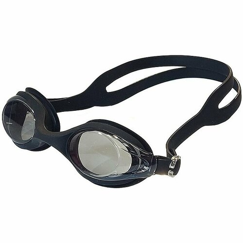 Очки для плавания SPORTEX взрослые, силикон, ТПУ (черный) очки для плавания взрослые защита от уф и запотевания