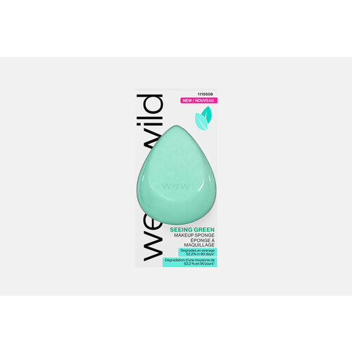 Спонж-аппликатор для лица Wet n Wild, eeing green makeup sponge 6мл wet n wild спонж e776c cosmetic sponge applicator розовый