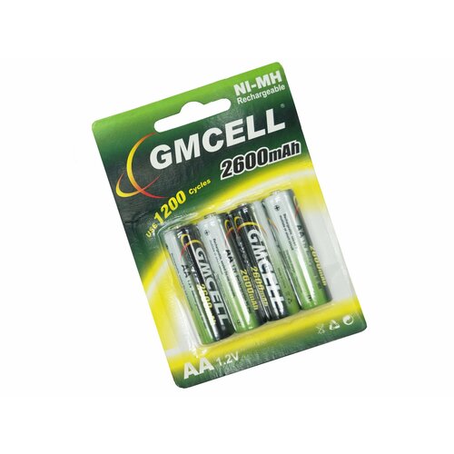 GMCELL RECHARGEABLE аккумуляторная батарейка типа АА NI-MH 1,2 В