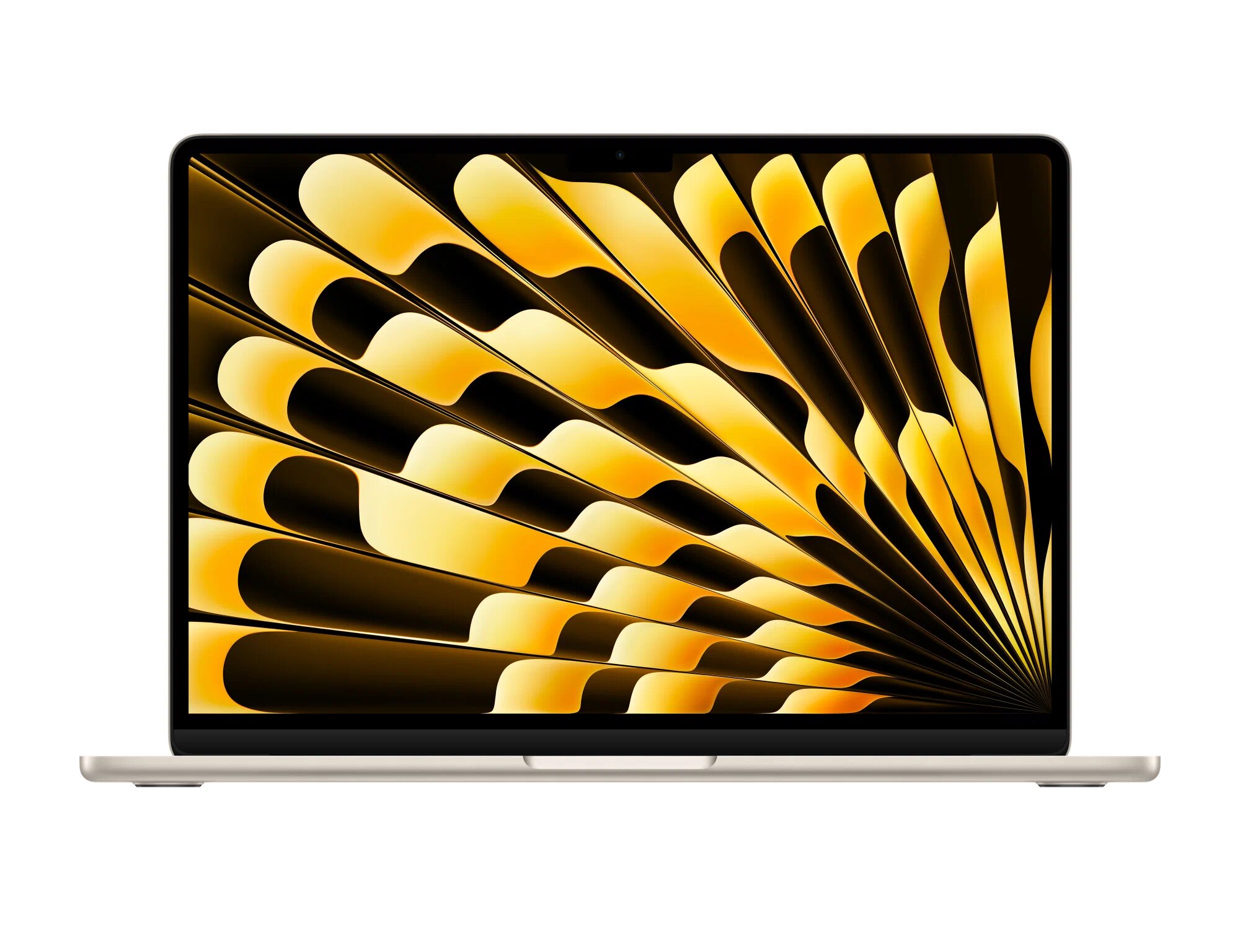 13.6" Ноутбук Apple MacBook Air 13 2024 2560x1664, Apple M3, RAM 16 ГБ, SSD 512 ГБ, Apple graphics 10-core, macOS, MXCR3JA/A, Starlight, английская раскладка