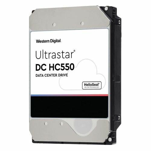 Жесткий диск WD Ultrastar DC HC550 WUH721816ALE6L4, 16ТБ, HDD, SATA III, 3.5" [0f38462]