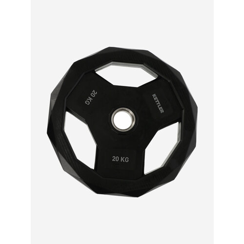 Блин чугунный обрезиненный KETTLER 51 мм 20 кг Черный RUS Бр Ориг one size 11499₽