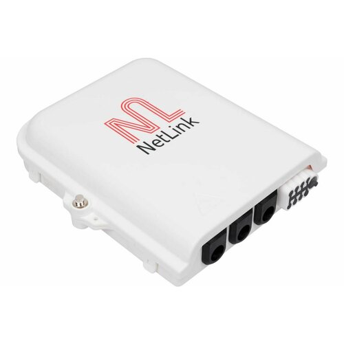 Проходной настенный бокс Netlink FTTH-08 внешний герметичный УТ000001708 1879₽