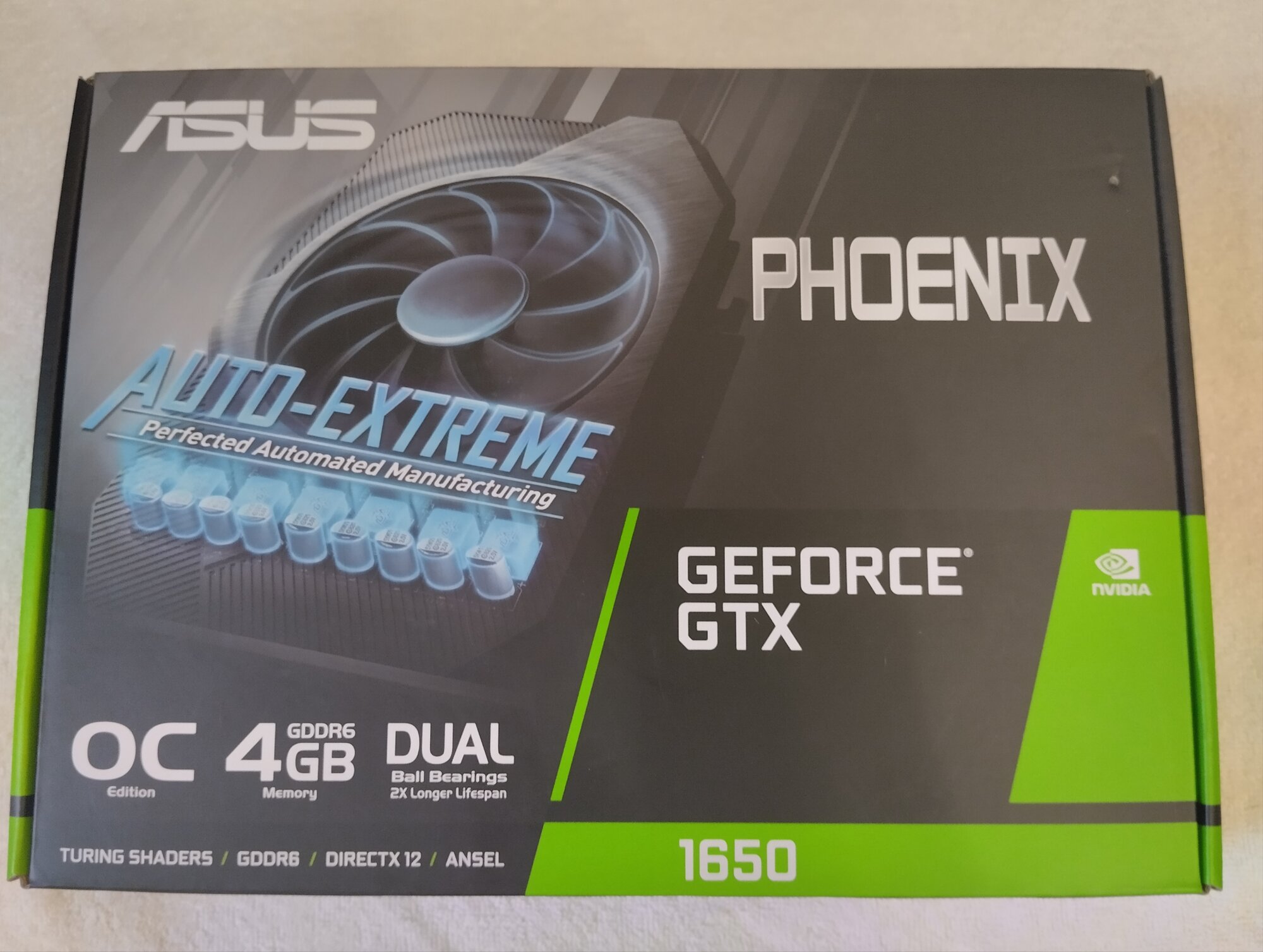 Видеокарта ASUS Phoenix GeForce GTX 1650 OC 4GB (PH-GTX1650-O4GD6-P).