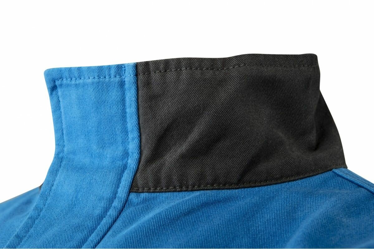 Блуза рабочая на молнии HD+ NEO Tools, размер 48, цв. синий+черный, 81-215-S