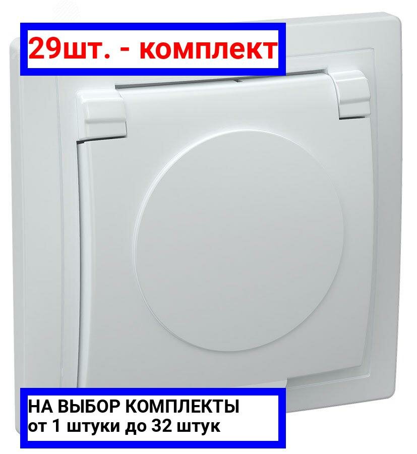 фото Розетка IEK ERK15-K01-16-DM КВАРТА, 16 А, с заземлением