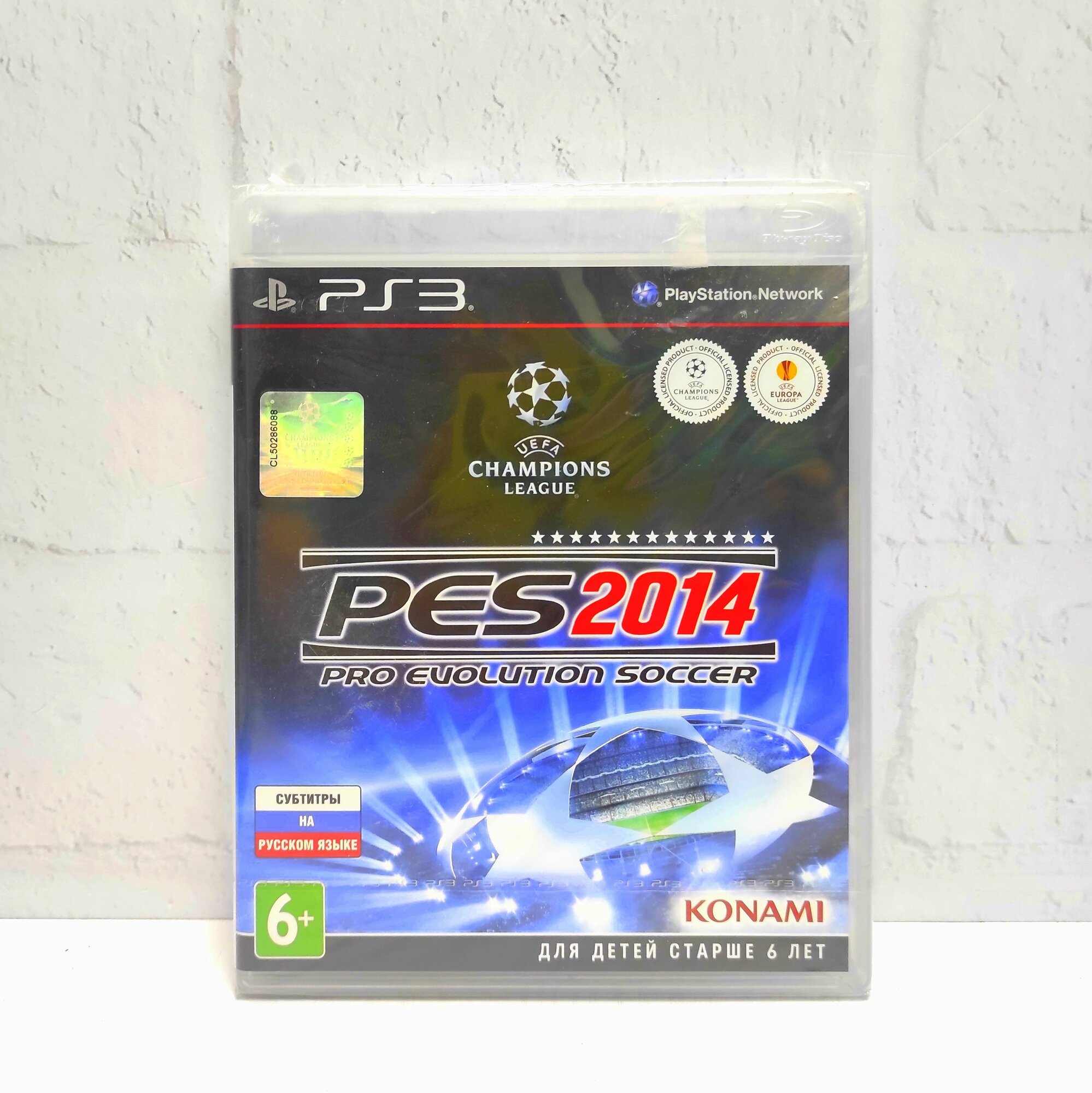 Pro Evolution Soccer 2014 PES 2014 Русские субтитры Видеоигра на диске PS3