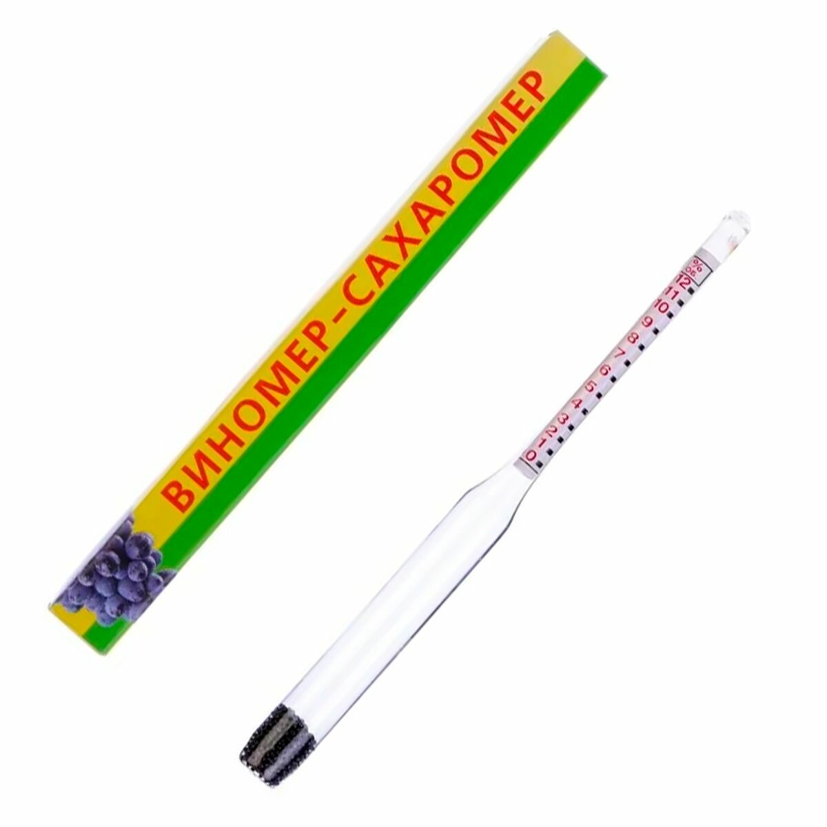 фото Виномер-сахаромер бытовой сахар 0-12%, спирт 0-25% об.