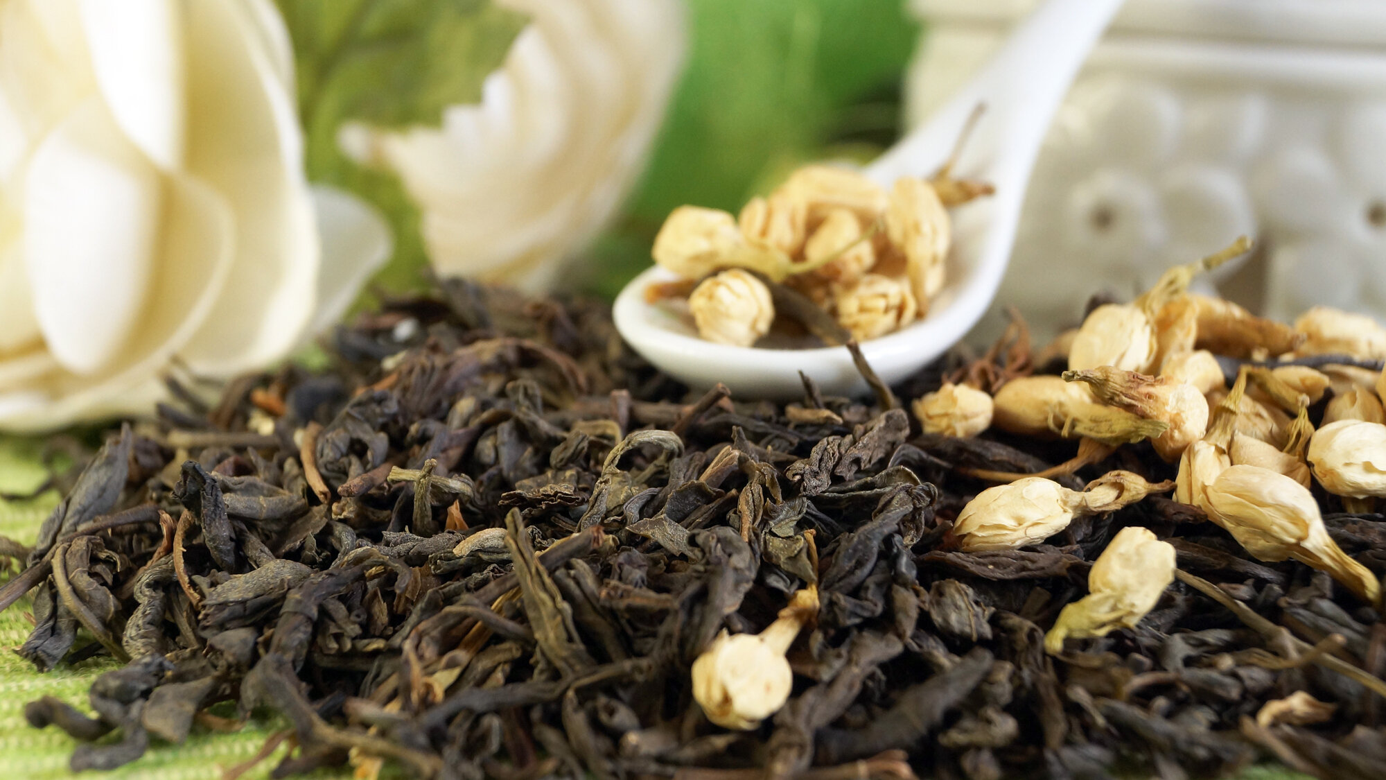 Чай зеленый листовой Fenix "Жасминовый (Моли Хуа Ча)" 270гр Элитный зеленый китайский чай (doypack)
