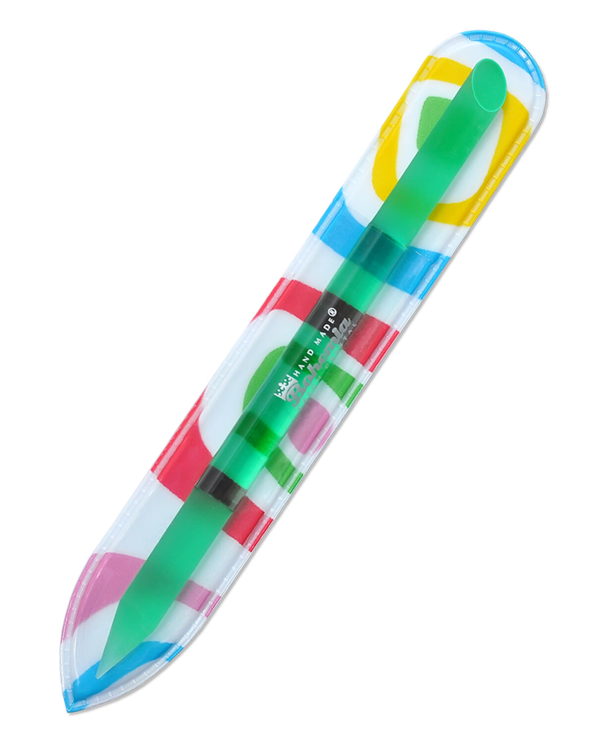 Палочка для кутикулы и ногтей BOHEMIA Czech Glass Nail Files стеклянная