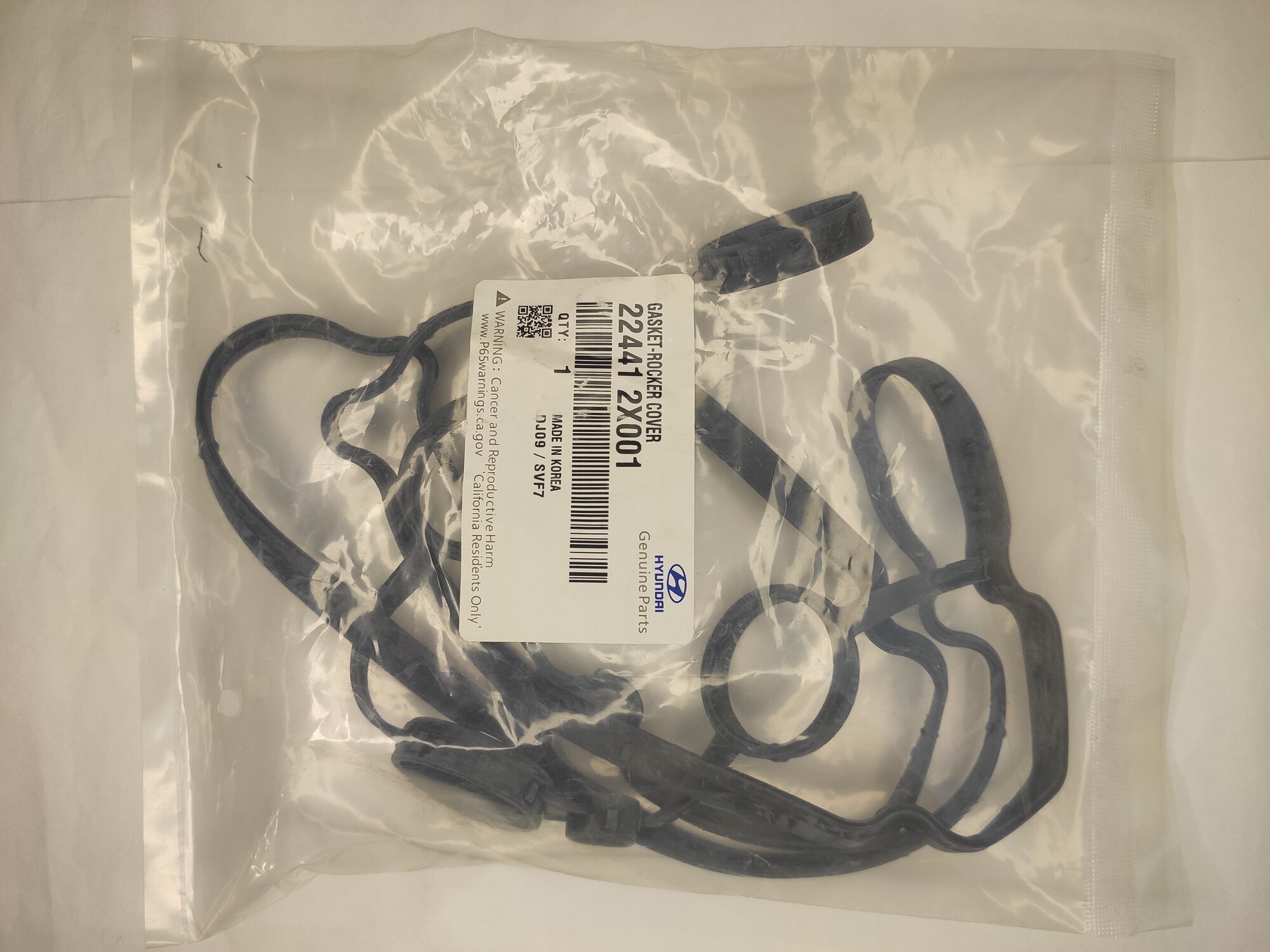 Прокладка клапанной крышки Hyundai/Kia 224412X001