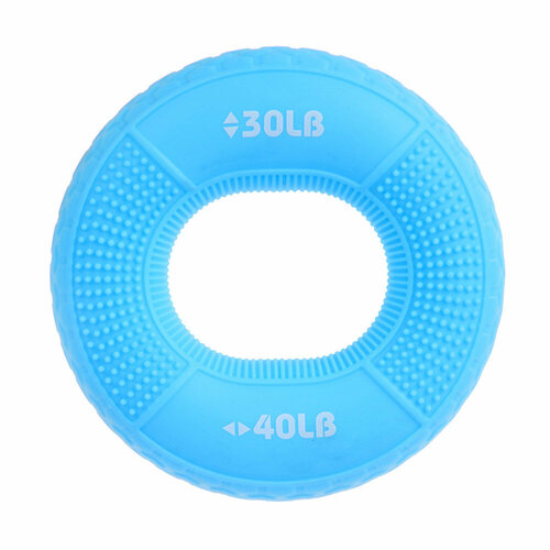 SILAPRO Эспандер кистевой 30-40LB голубой 8х8см силикон 5 штук 2088₽