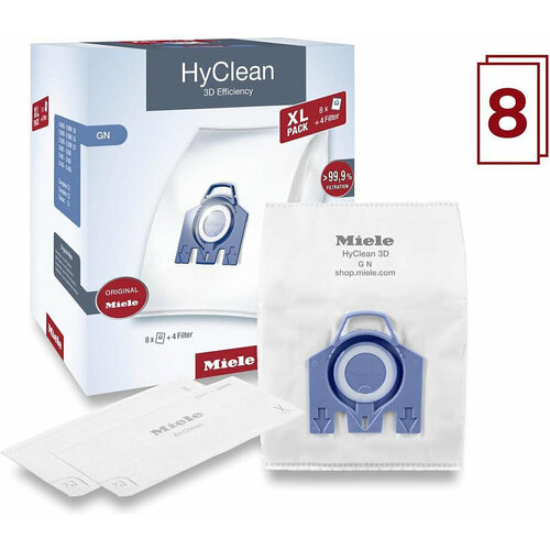 Набор мешков пылесборников Miele GN XL HyClean 3D 8450₽