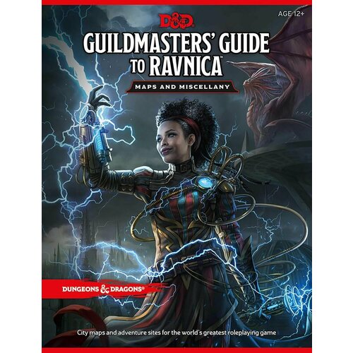 Набор карт для настольной ролевой игры Dungeons and Dragons - Guildmaster's Guide to Ravnica Maps and Miscellany - на английском языке