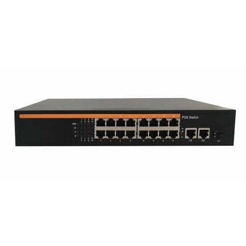 19-портовый коммутатор TBC-5PSF4516N30-3PF с PoE 1610100 PoE-портов с адаптивным источником питания 2101001000 Uplink RJ-45 1125G SFP 13350₽