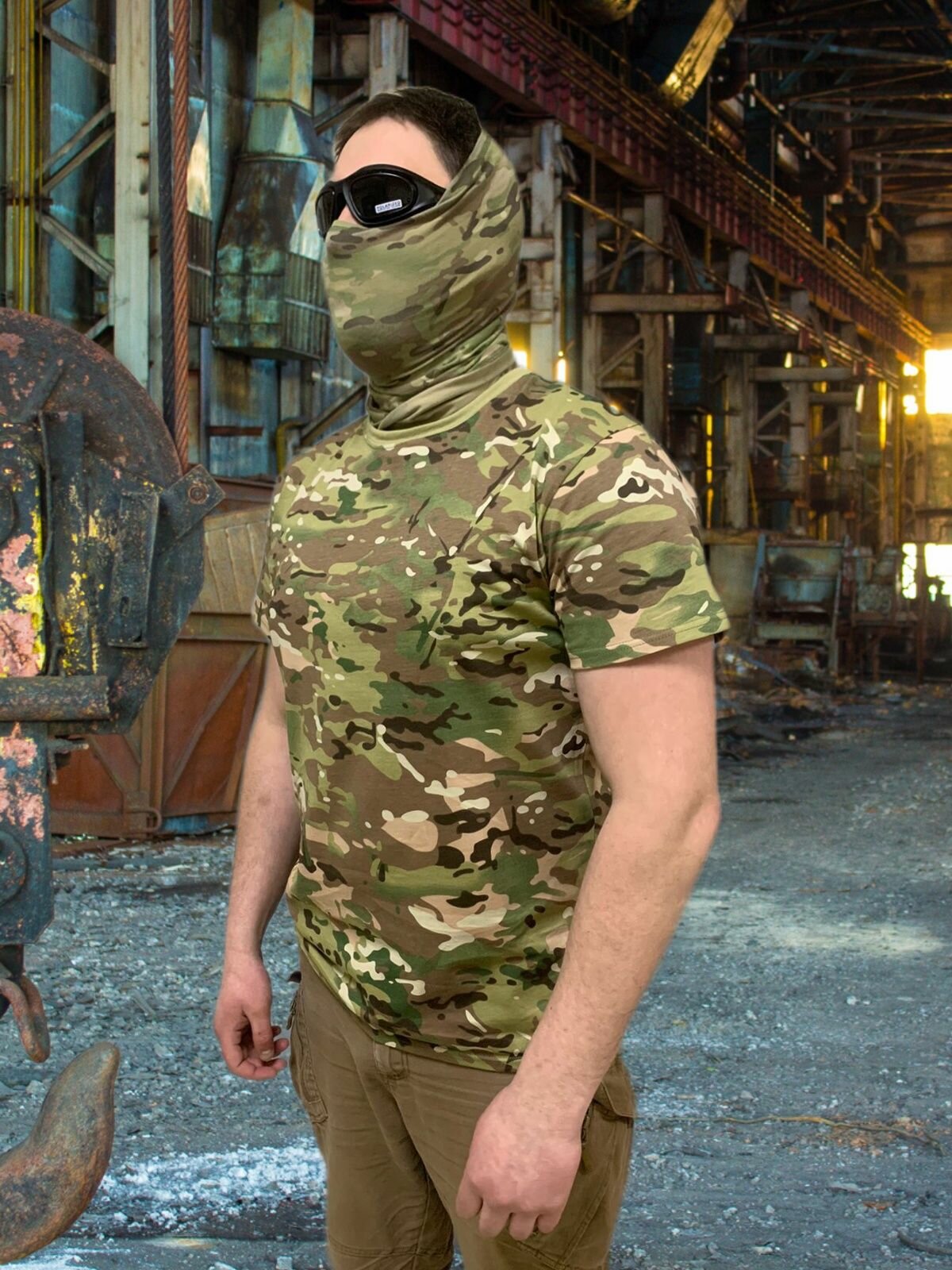 Футболка тактическая WSAT камуфляж — фото 1