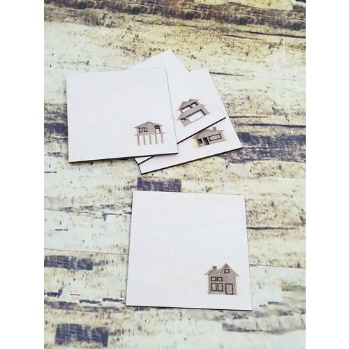 Деревянные заготовки Декупаж Подставка 4 шт