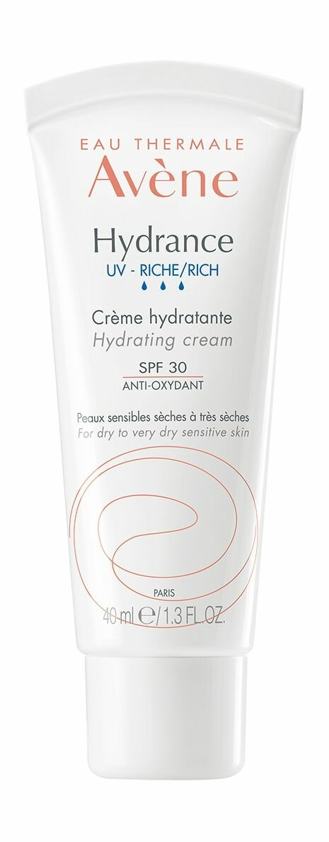 AVENE Hydrance UV Riche Крем для дица насыщенный SPF 30, 40 мл