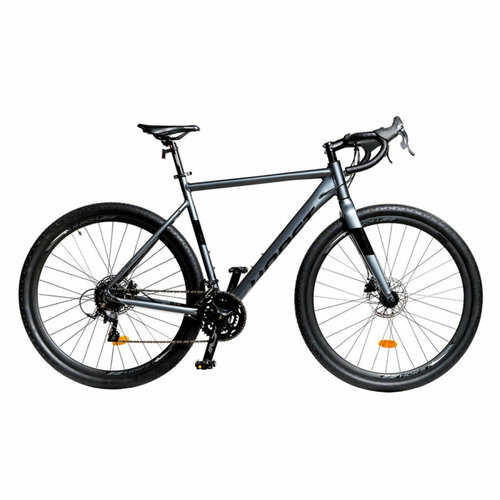 Велосипед взрослый гравийный HORST 700C Caliber рама 56 см 2024 года серо-черный 55700₽