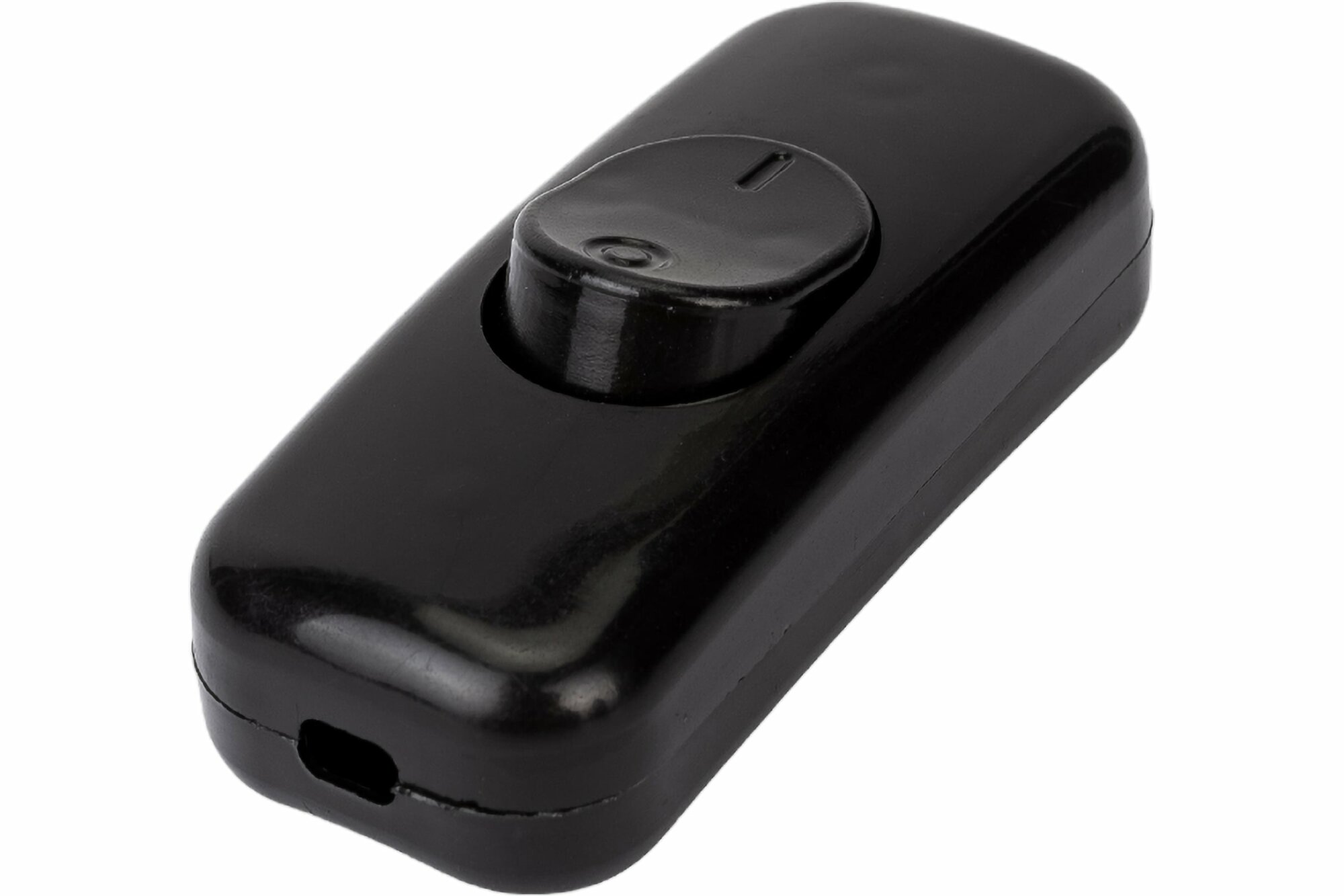 фото Выключатель на шнур 6А 250В черный, BYLECTRICA (однополюсный) (ВШ116-003ч)