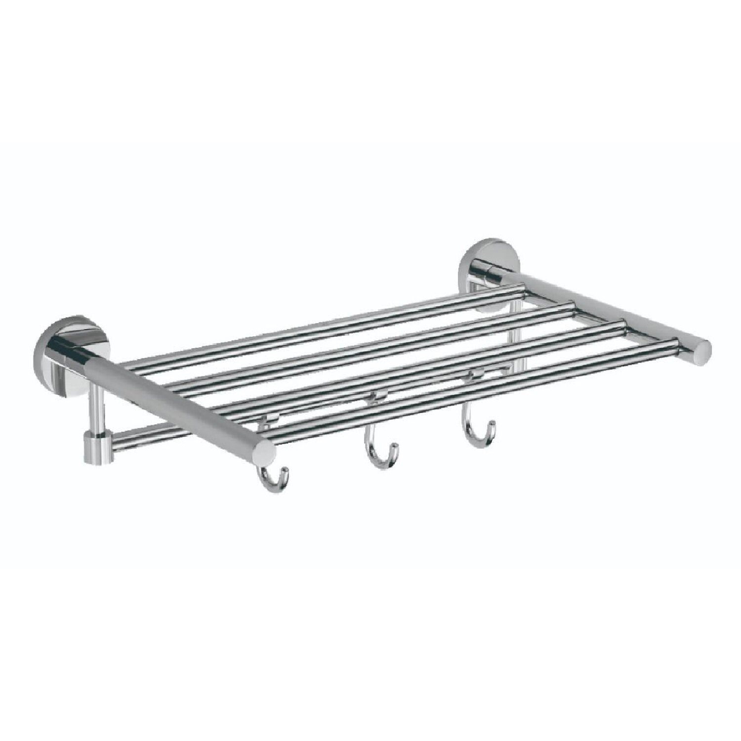 Полка для полотенец Savol S-408745 хром