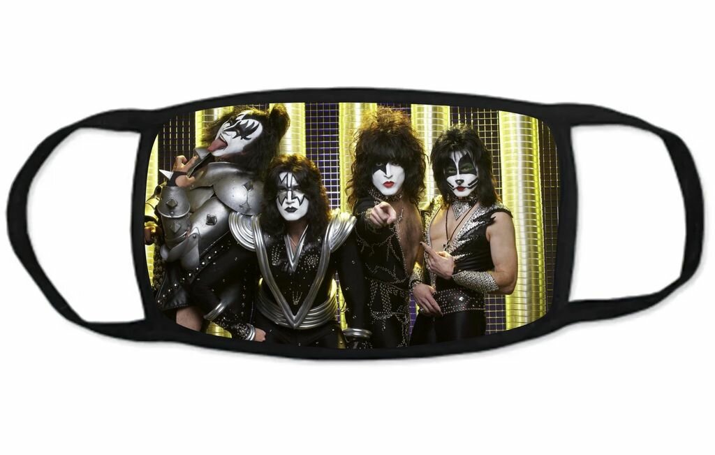 Маска защитная тканевая на лицо Kiss, Кисс №3, Детская - 18 на 10 см