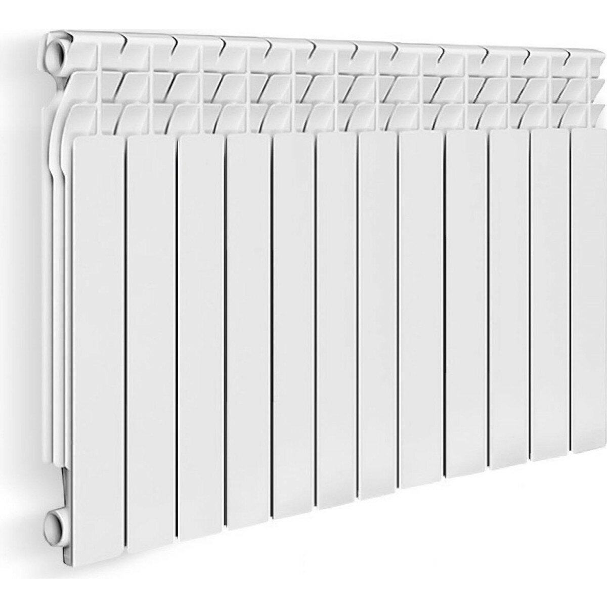 Радиатор отопления OASIS 500/70/12 алюминиевый литой