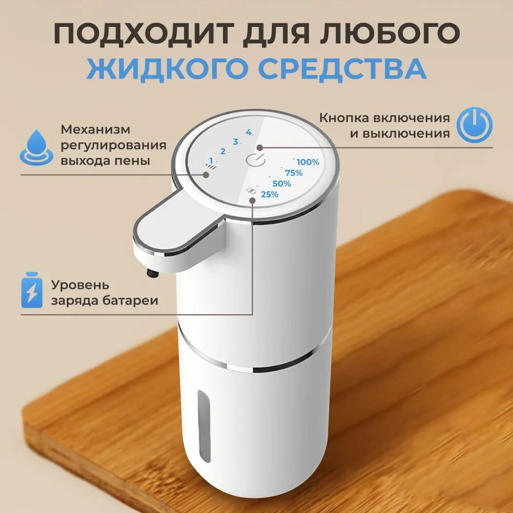 Диспенсер для мыла Интеллектуальный электрический дозатор мыла dispenser — фото 1