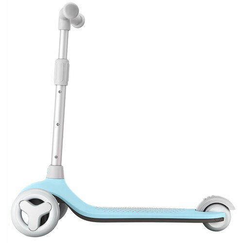 Детский самокат-кикборд Xiaomi Rice Rabbit Scooter HBC01YM с подсветкой, голубой