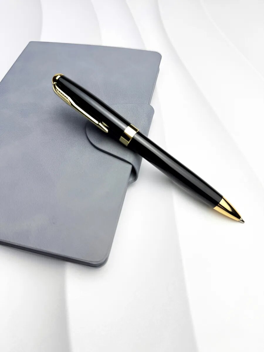 Подарочная ручка Marseille & Co, шариковая, металлическая в чехле — фото 1