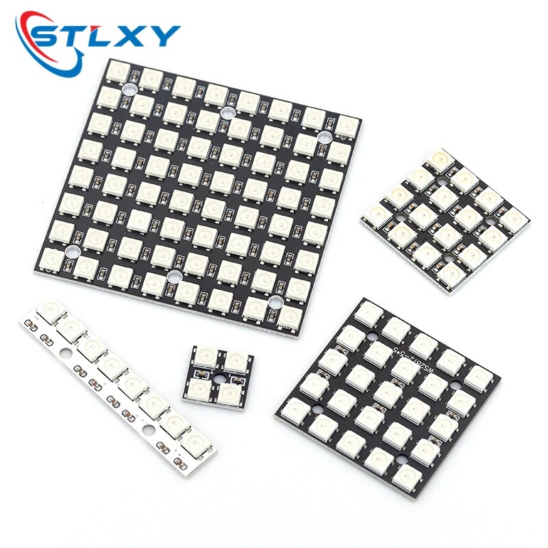 5V 1Bit 3 4Bit 7 8Bit 9 12Bit 16Bit 24Bit 32Bit 64 Bits WS2812 5050 RGB LED Ring Lamp Light + Integrated Drivers For Arduino Diy, Rotundity 1Bits — фото 1