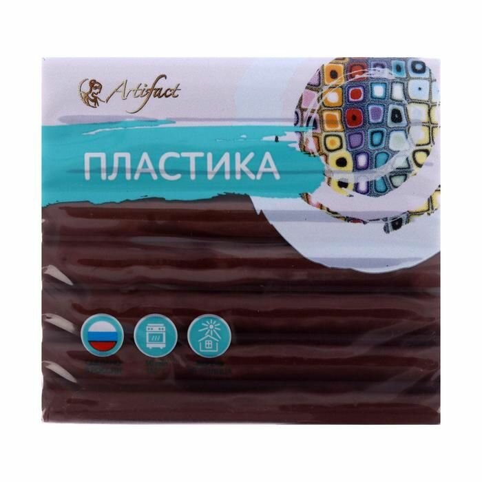 Пластика (пластилин отверждаемый) Artifact Классический шоколад, брус 56 гр (3277)