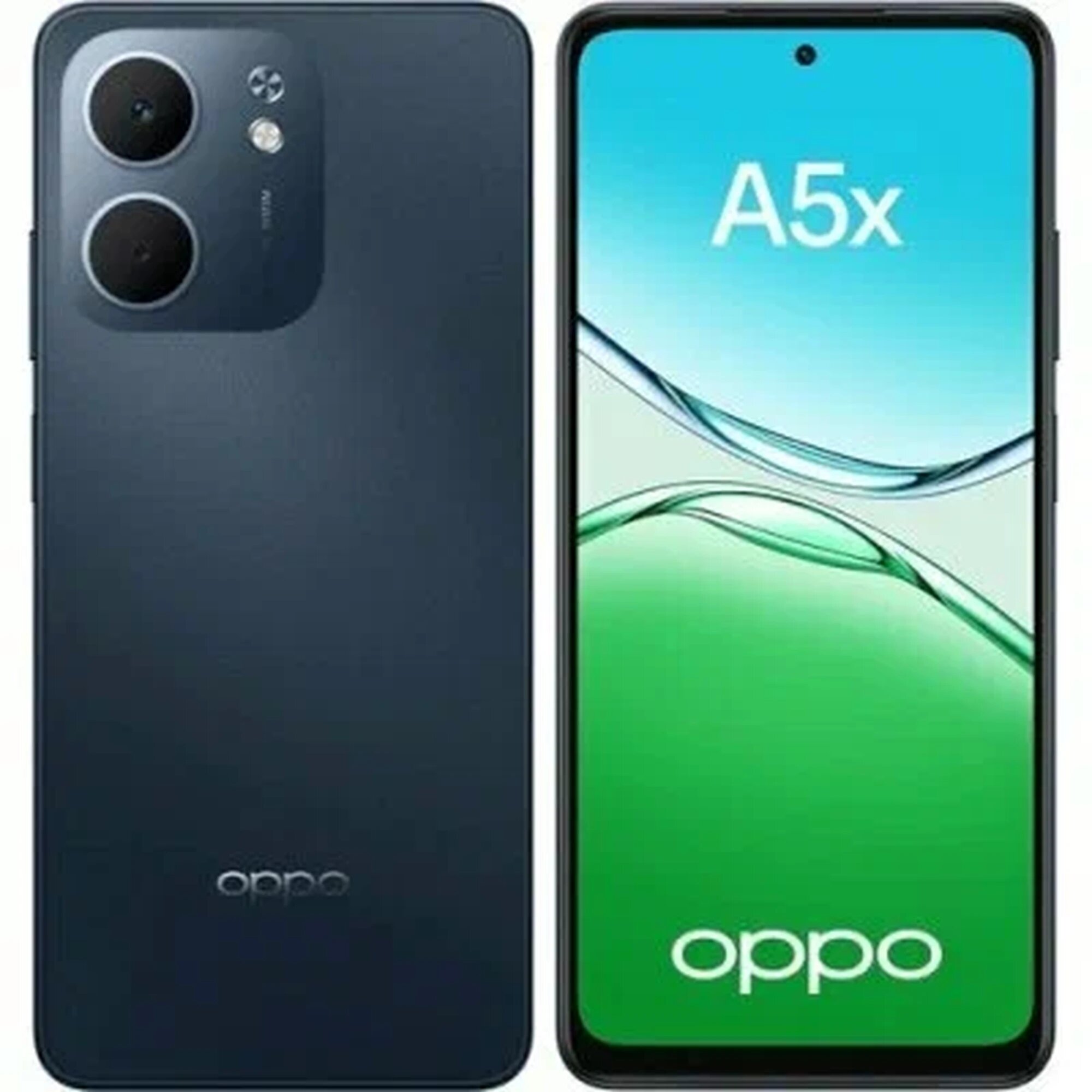Смартфон OPPO A5x 4/128GB, 2 sim, Android, 3.5 mm, Blue, сапфир