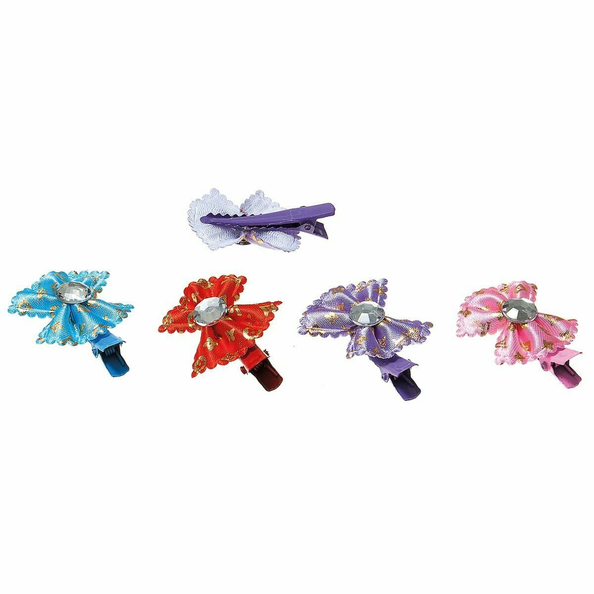 Бантик-заколка для собак "Комильфо" 8 штук размер 4 см Zoo One 15109