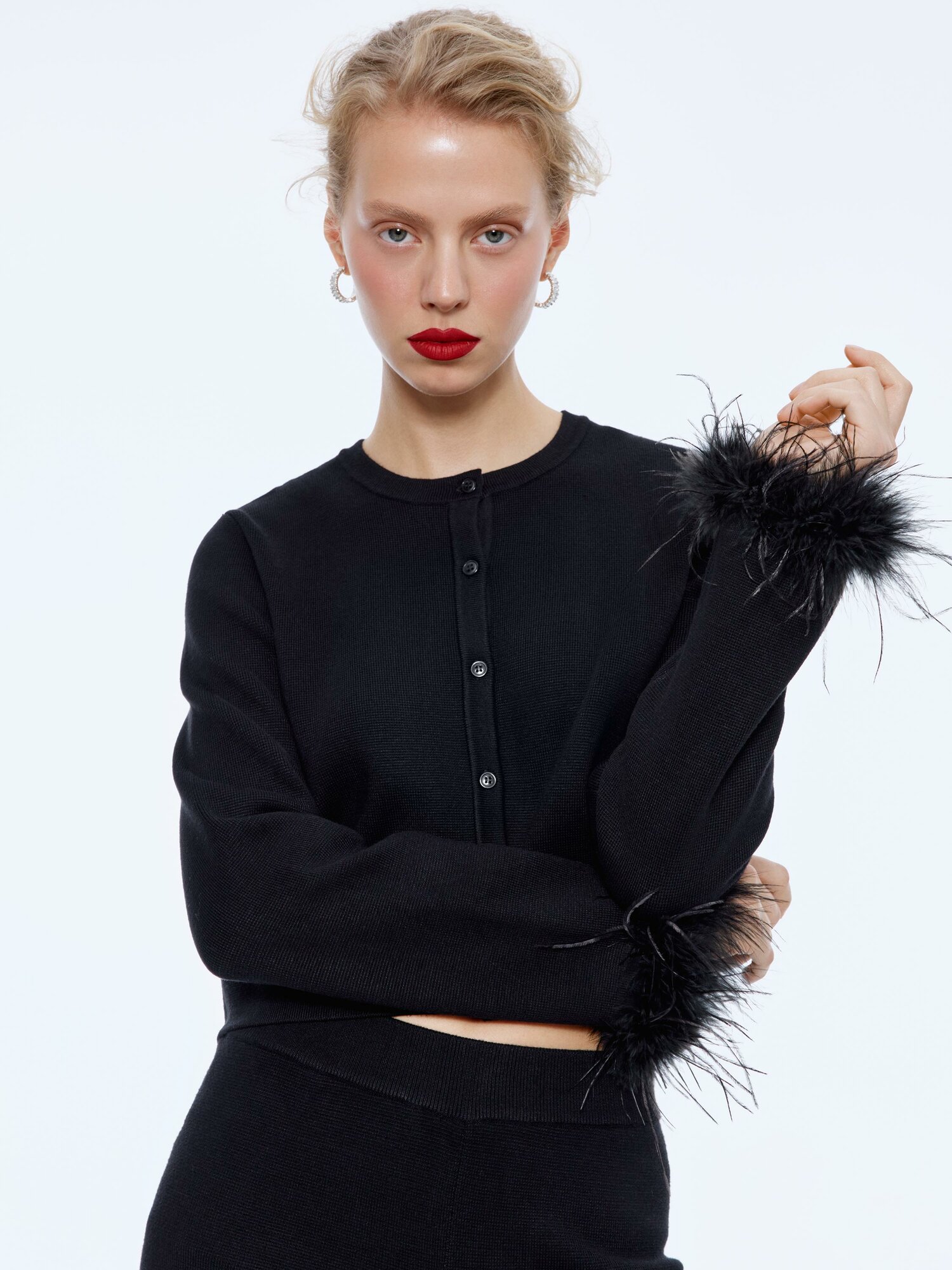 Кардиган Sela, размер 46, черный